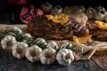 Czosnek z rozmarynem