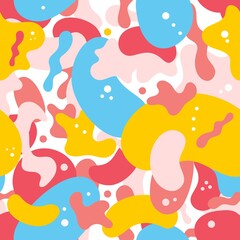 Abstract pattern many bright colors. Abstracts modern pattern