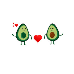 Obraz premium A mascot image of a character who is in love but must always keep their distance due to the Covid 19 virus