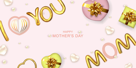 Happy Mother's Day greeting card.