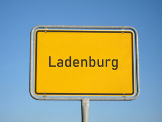 Ortsschild Ladenburg