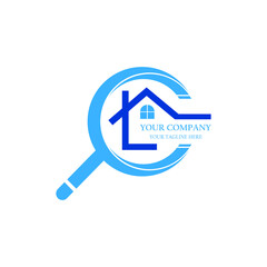 home search, home inspection logo for company