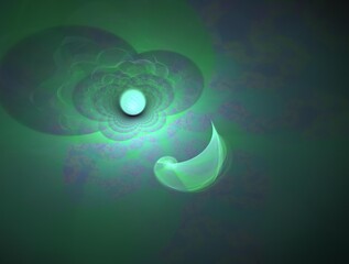 Imaginatory fractal background Image