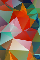 Abstract Color Polygon Background Design, Abstract Geometric Origami Style With Gradient. Presentation,Website, Backdrop, Cover,Banner,Pattern Template