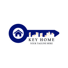 key house real estate logo for company