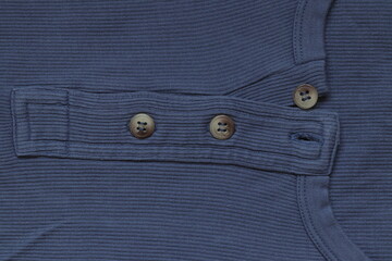 The texture of the fabric with a collar for clothing.