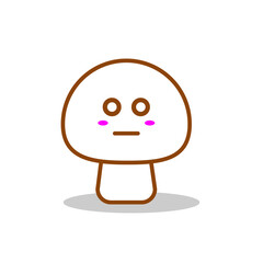 Cute character silent pose