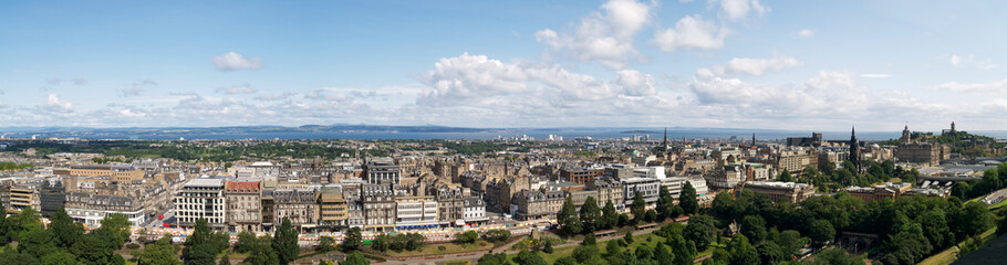 Fototapeta na wymiar Edinburgh Panorama