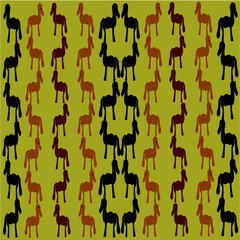 horse, cloven-hoofed animal, mane, hooves, grazing in the meadow, horse eating oats, illustration in instagram, illustration for the site, picture for the poster, picture for printing on fabric