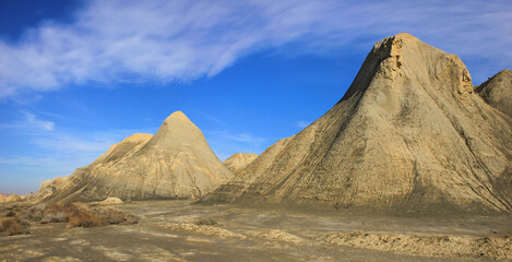 Volcanic mountains. Dashgil. Gobustan. Azerbaijan.