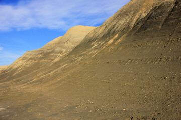 Volcanic mountains. Dashgil. Gobustan. Azerbaijan.