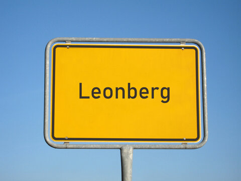 Ortsschild Leonberg