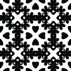  Black and white texture. seamless geometric pattern.
