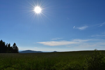Berglandschaft in Hessen