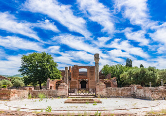 Villa Adriana (Hadrian's Villa) in Tivoli, Italy, a UNESCO World Heritage Site.