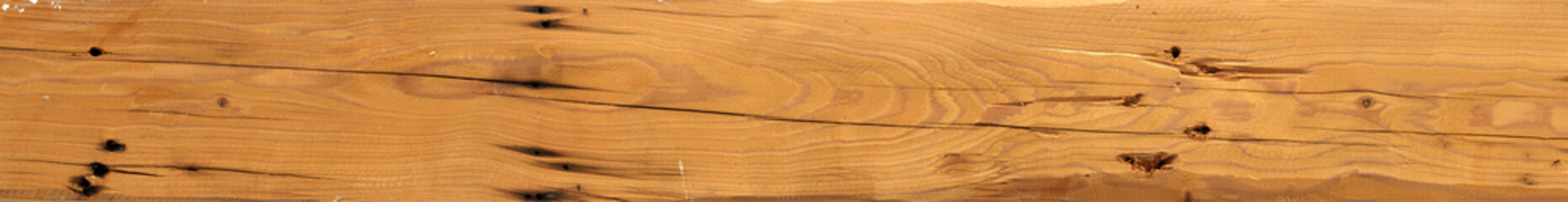 panorama of an old roof beams