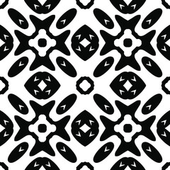  Black and white texture. seamless geometric pattern.
