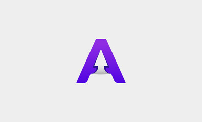 Letter A Arrow Logo vector Design icon Illustration