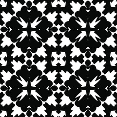  Black and white texture. seamless geometric pattern.
