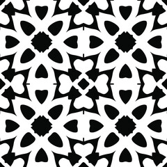  Black and white texture. seamless geometric pattern.
