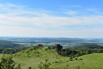 Fototapeta premium Berglandschaft in Hessen