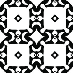 Black and white texture. seamless geometric pattern.