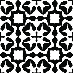  Black and white texture. seamless geometric pattern.
