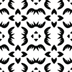  Black and white texture. seamless geometric pattern.
