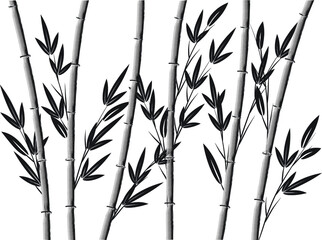 Obraz premium vector design bamboo icon background