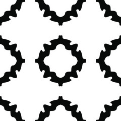  Black and white texture. seamless geometric pattern.
