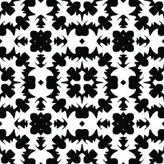 Black and white texture. seamless geometric pattern. 