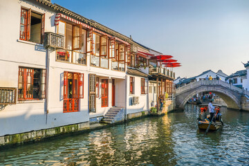 Weekend getaway from bustling city of Shanghai to an ancient water town of Zhujiajiao to see one of...