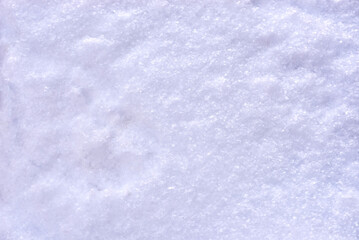 the texture of the snow. snowflakes, crystals, sparks, background. close-up, macro