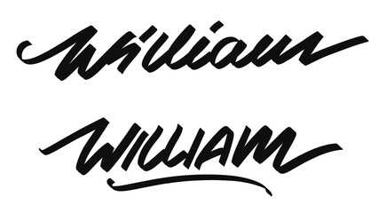 william graffiti font tag 