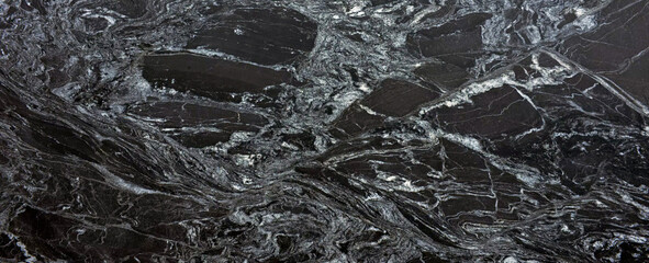 Rough marble rock black sand wall texture material