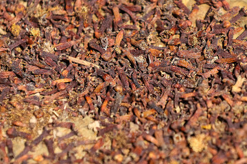 close up of dry Clove spice