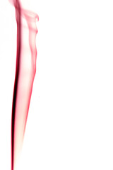 Colorful creative smoke waves. movement of color smoke, Abstract colorful smoke on white background,