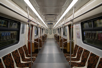 Obraz premium interior of a train