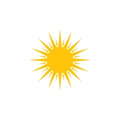 sun illustration logo