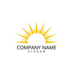 sun illustration logo