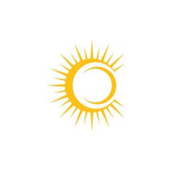 sun illustration logo
