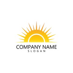 sun illustration logo
