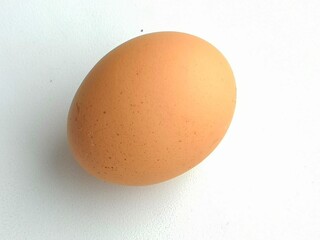chicken egg round brown egg yolk natural products