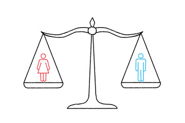  balance with man woman