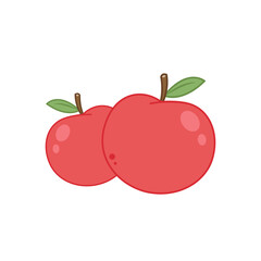 Peach vector. Peach heart vector. Peach on white background. Peach logo design.