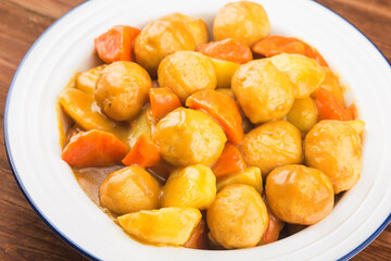 curry potato carrot fish ball (4)
