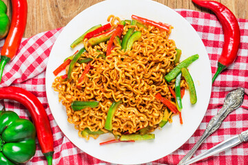 korean instant noodles spicy instant noodles (1)