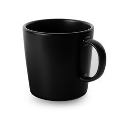 empty mug isolated on white background