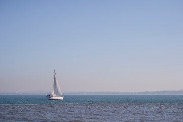 sailing on the sea