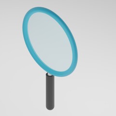 Isometric Icon magnifying glass